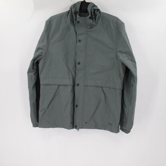 NWT Taylor Stitch Jacket Mens 38 The Chapman Hooded Windbreaker Sea Green zip up